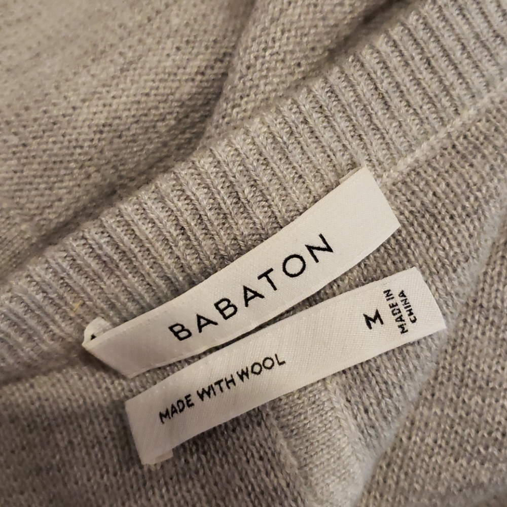 Aritzia BABATON Gray Maloney Sweater Dress sz M Women's - Picture 8 of 15